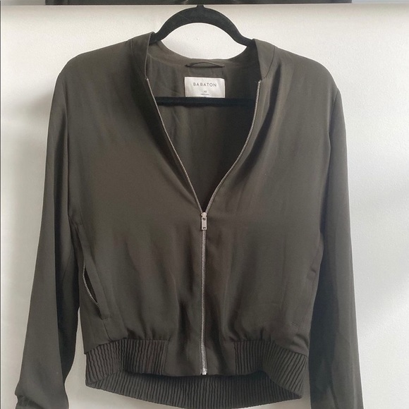 Babaton Jackets & Blazers - Aritzia Babaton bomber xs olive green